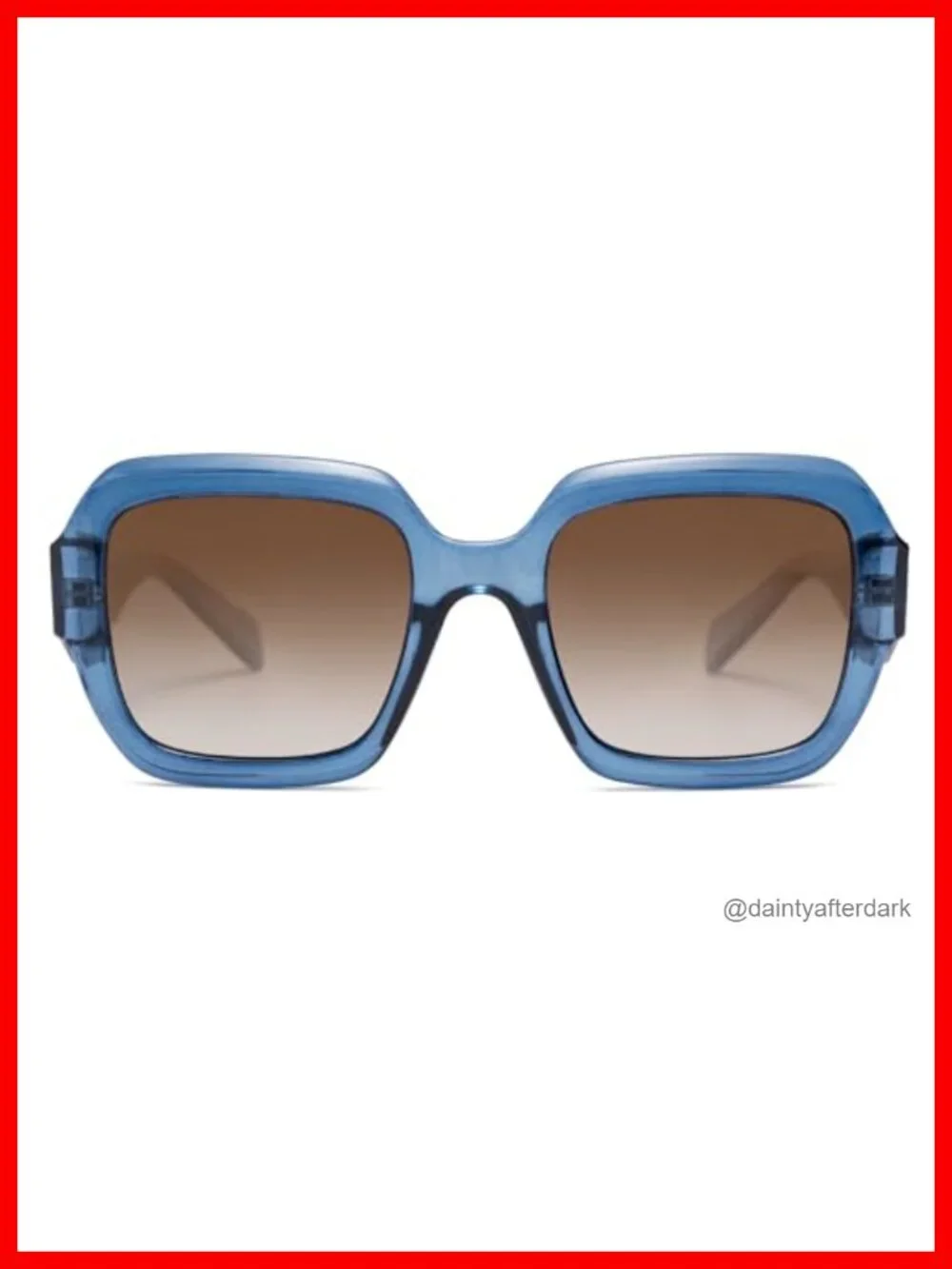 Trendy Square Polarized Sunglasses for Women UV400 Protection